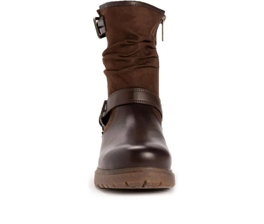 New MUK LUKS Women's Scarlett Sabrina Mid Calf Boots