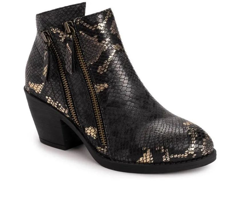 Online MUK LUKS Women's Yellowstone Yardley Booties
