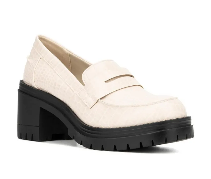 Clearance New York and Company Women's Penni Heeled Loafers