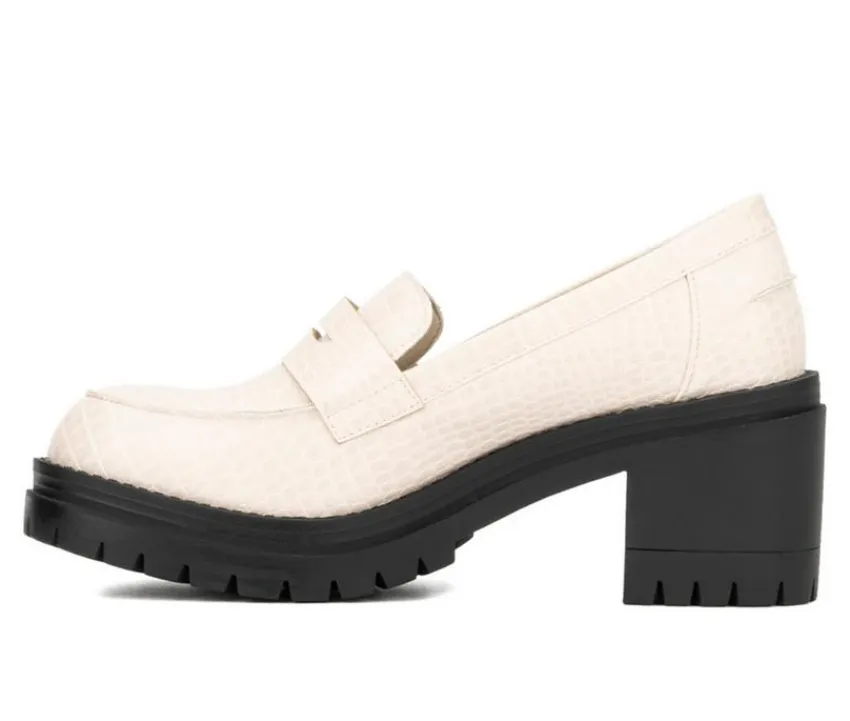 Clearance New York and Company Women's Penni Heeled Loafers