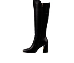 Best Ninety Union Women's Link Knee High Heeled Boots