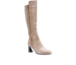 Outlet Ninety Union Women's London Knee High Heeled Boots