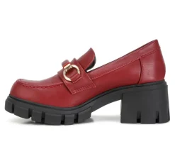 Discount Rag & Co Women's Evangeline Lugged Loafers