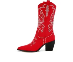 Rag & Co Women's Latafa Western Boots