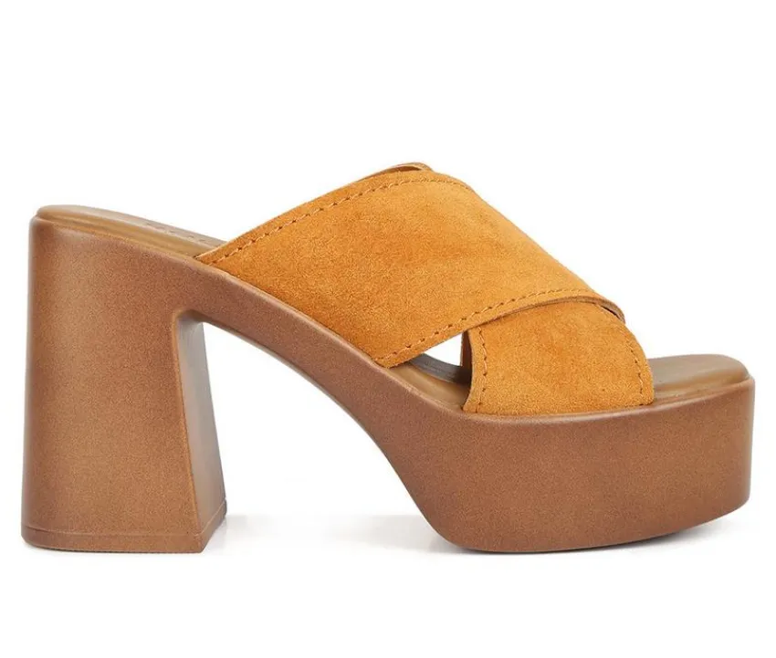 Best Rag & Co Women's Matrix Platform Heeled Sandals