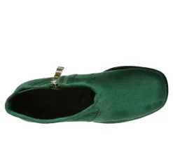 New Rag & Co Women's Two Cubes Heeled Booties