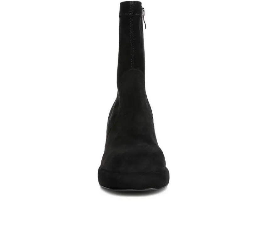 Clearance Rag & Co Women's Two Cubes Heeled Booties