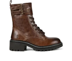 ROAN by BED STU Women's Noelia Mid-Calf Combat Boots