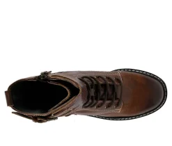 ROAN by BED STU Women's Noelia Mid-Calf Combat Boots