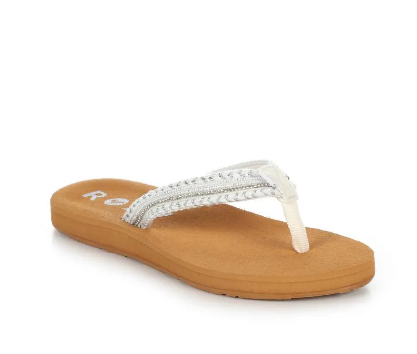 Best Roxy Women's Tidepool Bling Flip-Flops