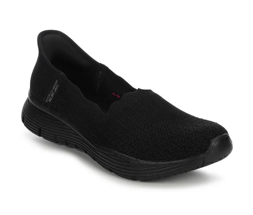 New Skechers Women's Seager Believe It 158980 Slip-In Casual Shoes