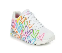 Skechers Street Women's Uno Highlight Love 177981 Wedge Sneakers