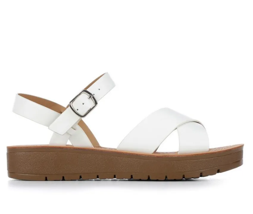 New Soda Women's Chester-S Wedge Sandals