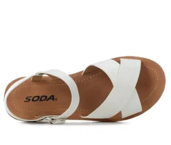 New Soda Women's Chester-S Wedge Sandals