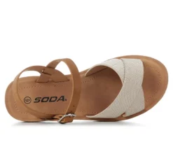 Best Soda Women's Chester-S Wedge Sandals