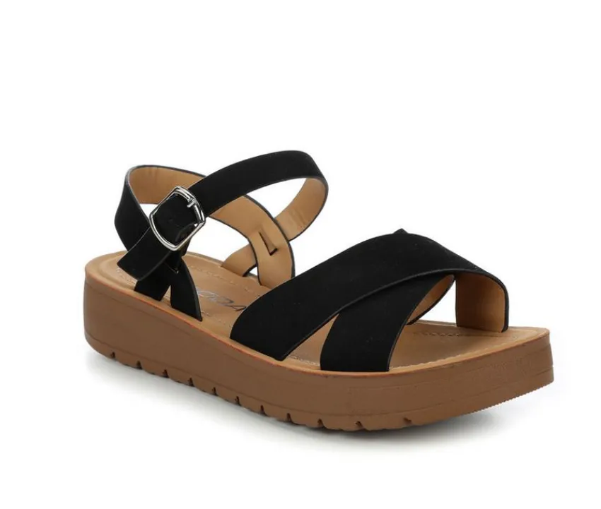 Best Soda Women's Chester-S Wedge Sandals