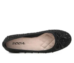 Hot Soda Women's Paint-S Flats