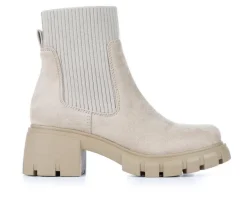 Outlet Soda Women's Zordy Heeled Chelsea Boots