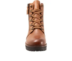 Hot Softwalk Women's Everett Lace Up Combat Boots