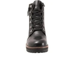 Hot Softwalk Women's Everett Lace Up Combat Boots