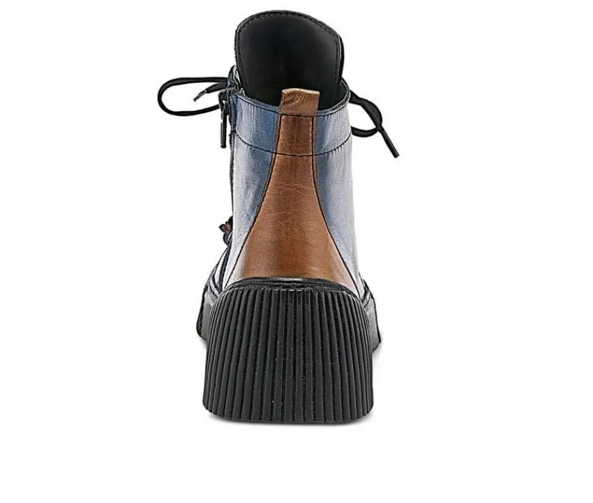 Clearance SPRING STEP Women's Yeba Lace Up Booties