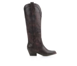 Online Sugar Women's Two-Step Knee-High Western Boots