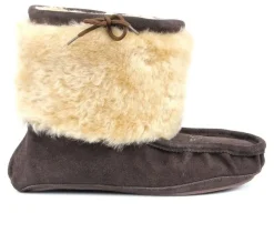 New Superlamb Women's Navajo Moccasin Slipper Booties