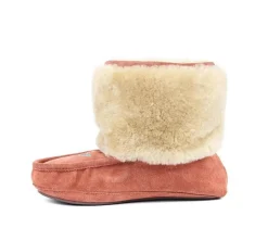 Superlamb Women's Navajo Moccasin Slipper Booties