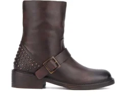 Best Vintage Foundry Co Women's Wenona Moto Boots