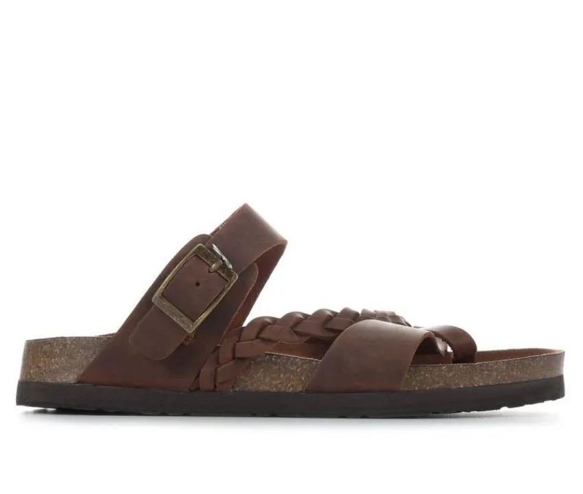 Clearance White Mountain Women's Hazy Footbed Sandals