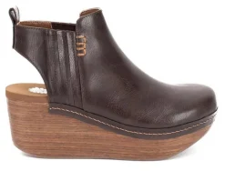 New Yellow Box Women's Barty Wedge Clogs