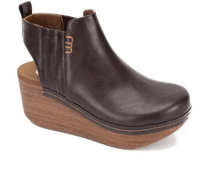 New Yellow Box Women's Barty Wedge Clogs