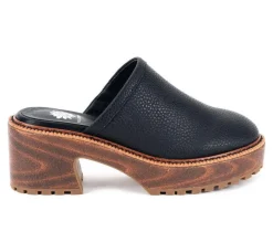 New Yellow Box Women's Baylor Platform Clogs
