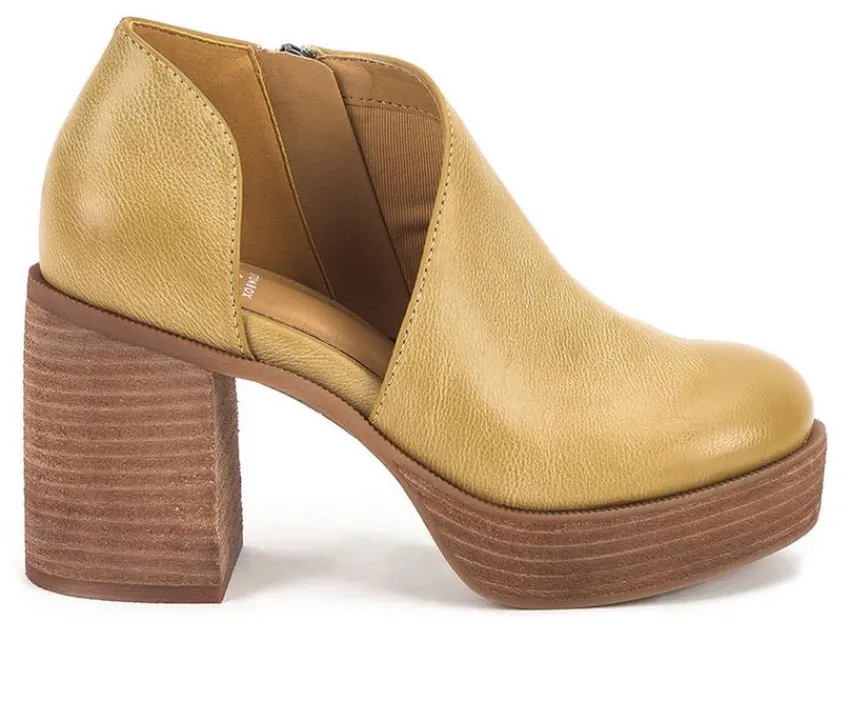 Sale Yellow Box Women's Loredo D'Orsay Platform Clogs