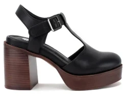 Online Yellow Box Women's Lubbock Maryjane Platform Clog