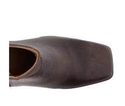 Clearance Yellow Box Women's Maora Low Calf Heeled Booties