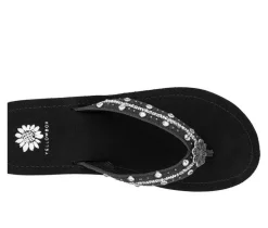 Sale Yellow Box Women's Terell Wedge Flip-Flops