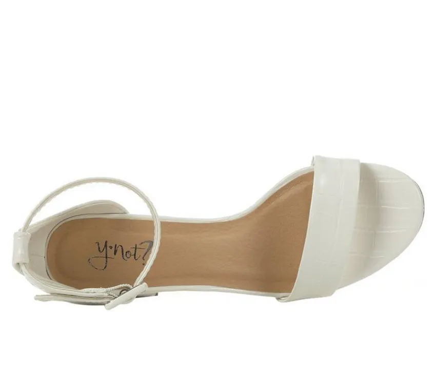 Y-Not Women's Cake Heeled Sandals